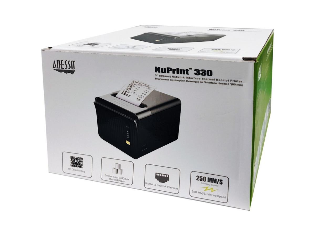 Adesso NUPRINT330 80mm Network Thermal Receipt Printer (LAN/USB)
