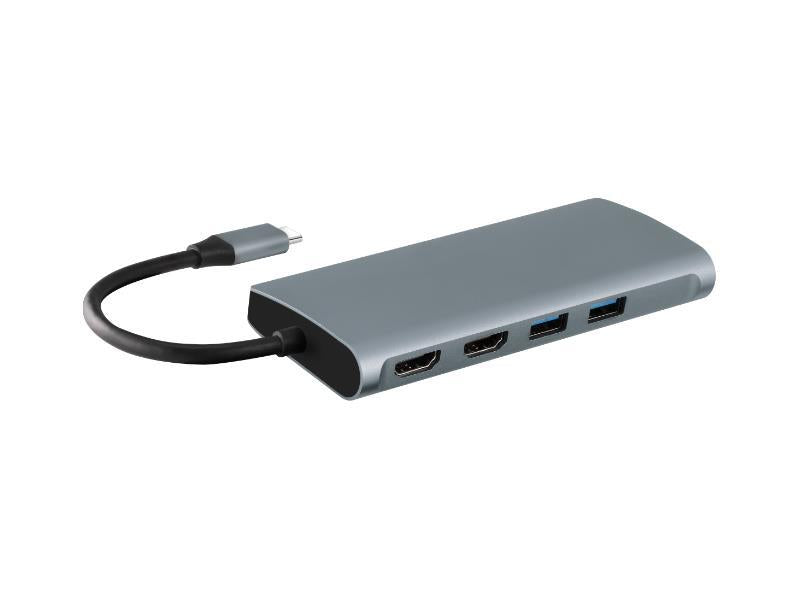 Adesso AUH-4040-3 9-in-1 USB-C Multiport Docking Station (TAA Compliant)