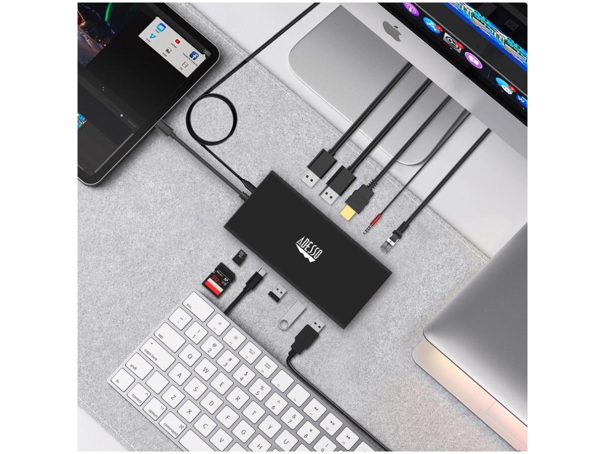 Adesso AUH-4060 9-in-1 USB-C Multiport Docking Station