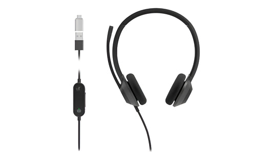 Cisco Headset 322 Wired Dual Carbon Black USB-C