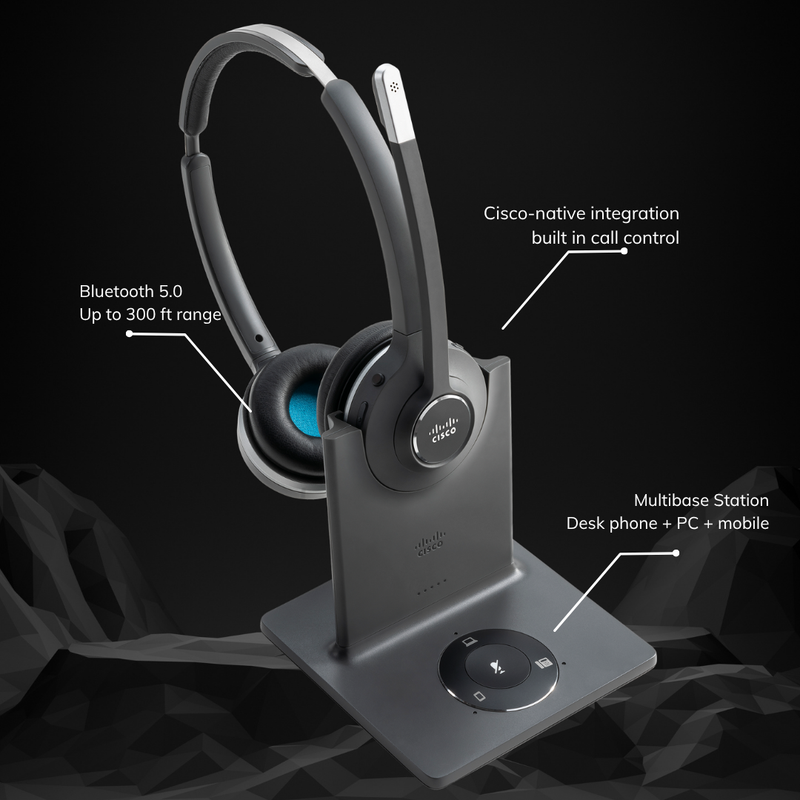Three devices. One headset. Total control.